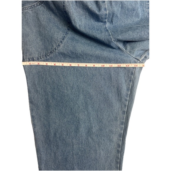 Briggs Women's Elastic Waist Jeans Size 18 Medium Blue 2-Pocket Classic Casual - Picture 9 of 9